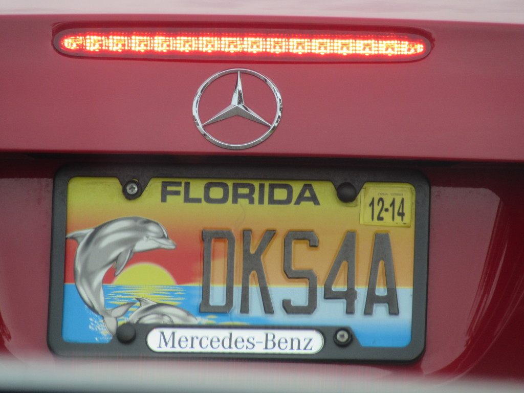 Florida license plate