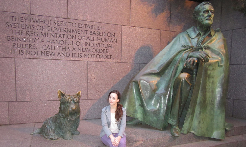 Favoriete Monument in Washington van Franklin Delano Roosevelt