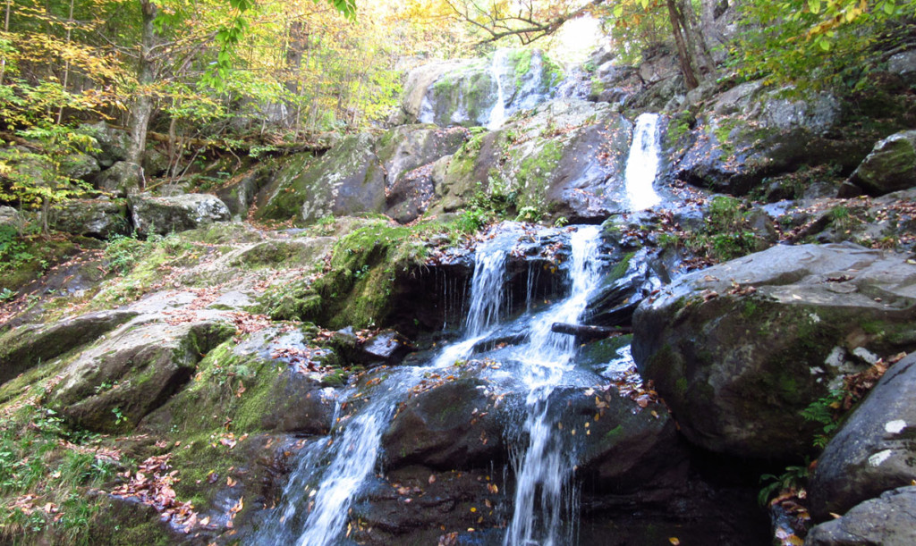 Waterval Skyline Drive rondreis Amerika