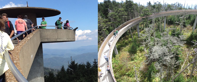 Clingmans Dome in de Great Smoky Mountains