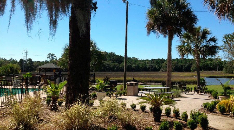 Motel in Charleston tijdens rondreis door Amerika Motel in Charleston tijdens rondreis door Amerika