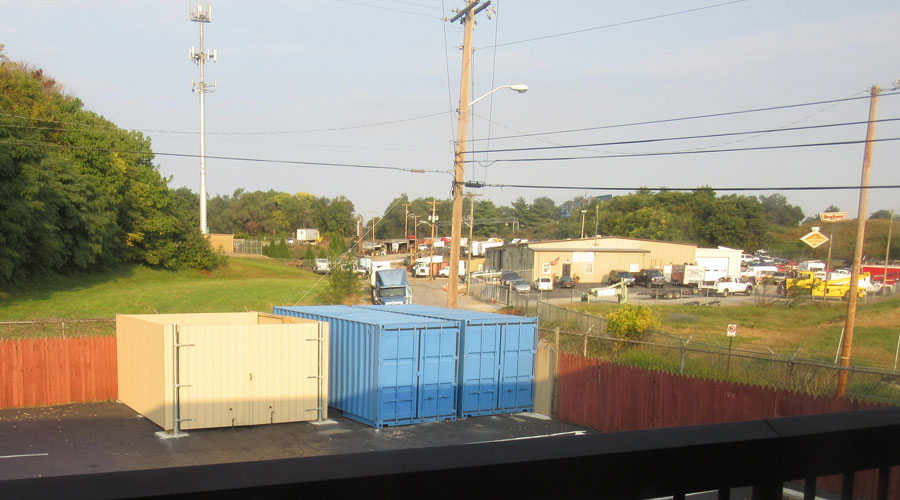 Motel in Roanoke tijdens rondreis in Amerika