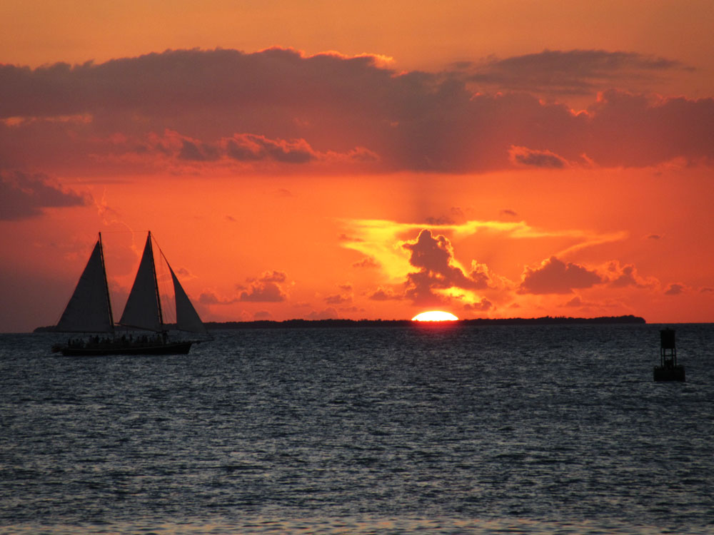 Zonsondergang in Key West