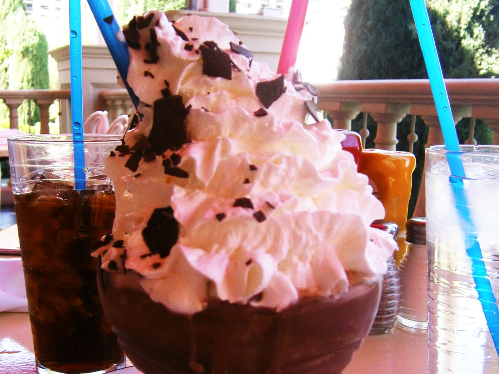 Frozen hot chocolate Serendipity Las Vegas