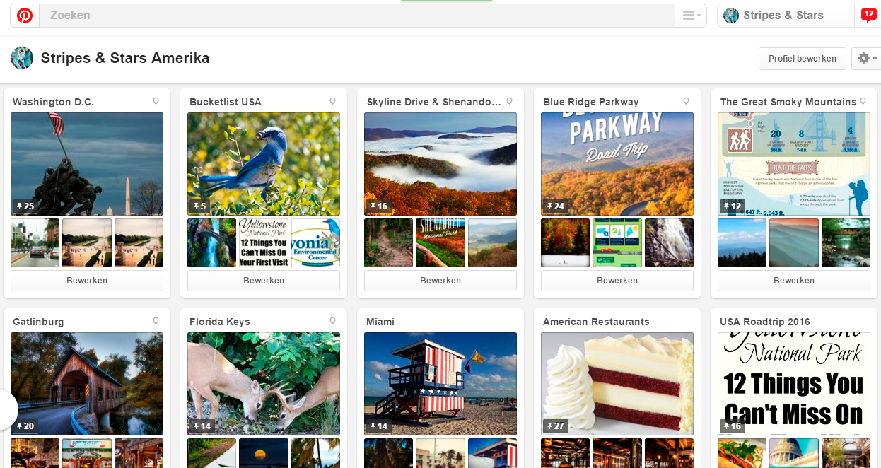 Pinterest inspiratie Amerika rondreis Pinterest