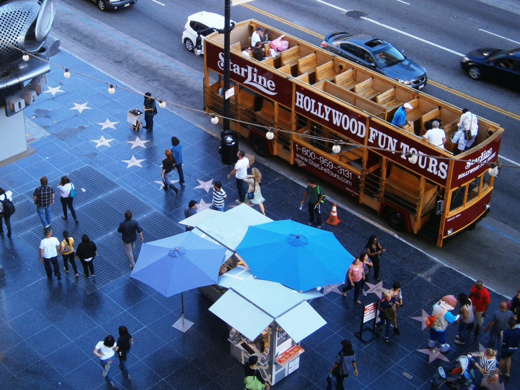 Hollywood-walk-of-fame-in-Los-Angeles-Amerika