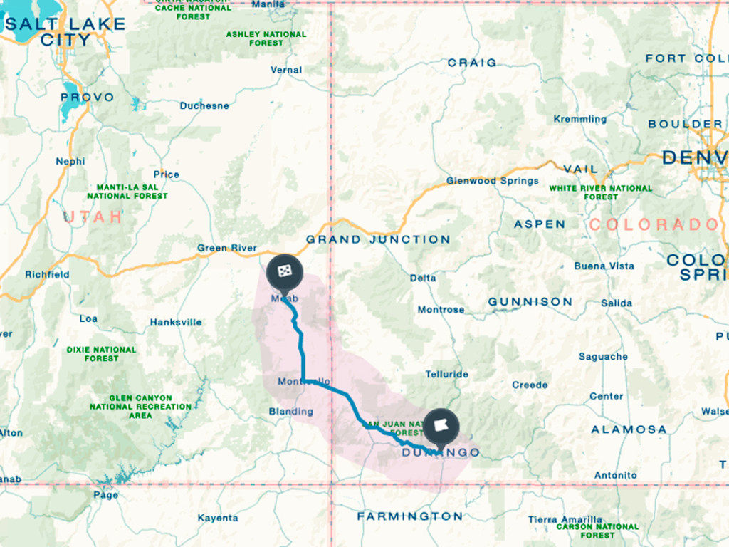 Van-Durango-naar-Moab