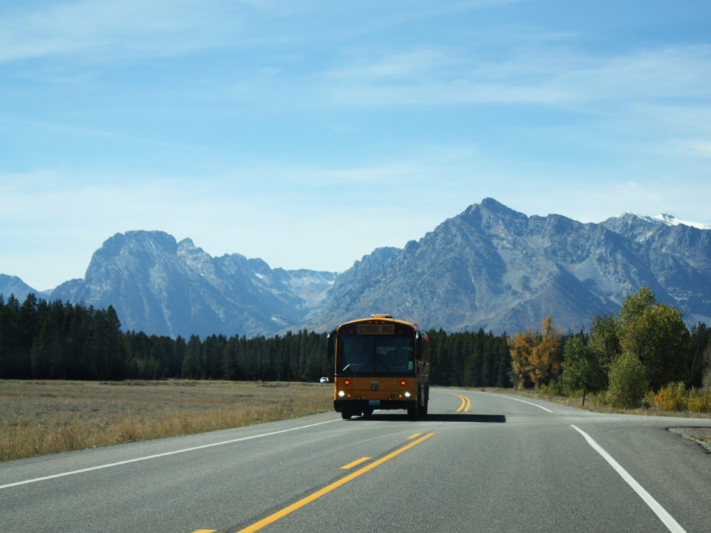 Amerikaanse-schoolbus-Grand-Teton-National-Park
