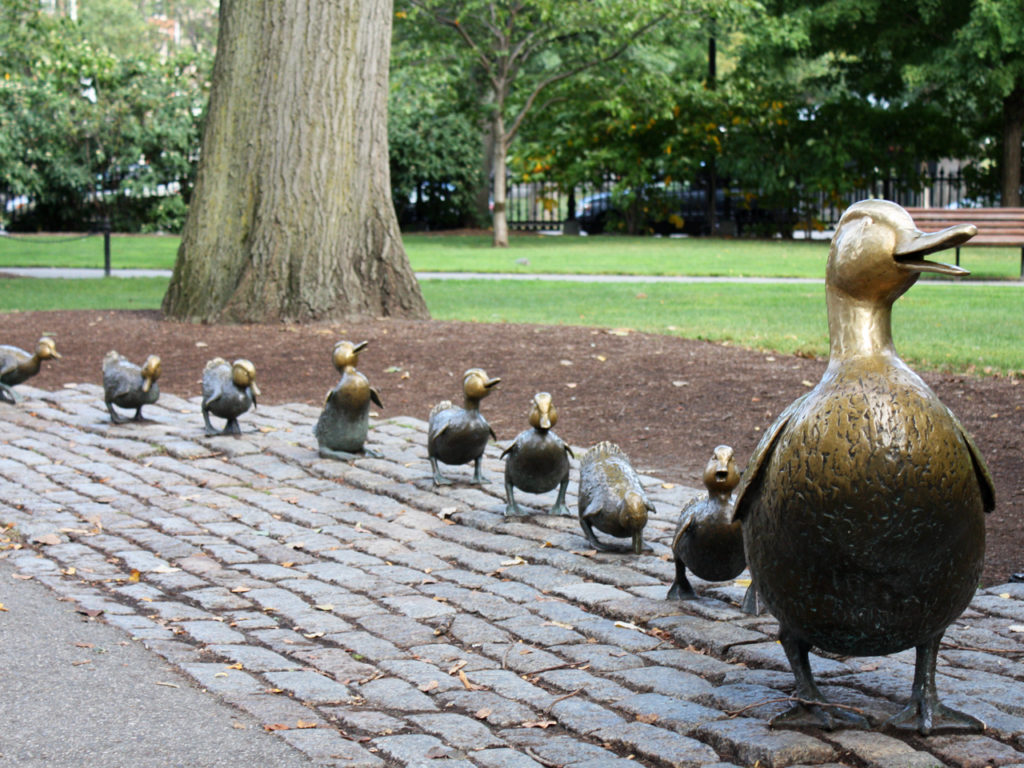 Make-Way-For-Ducklings-eendjes-in-Boston