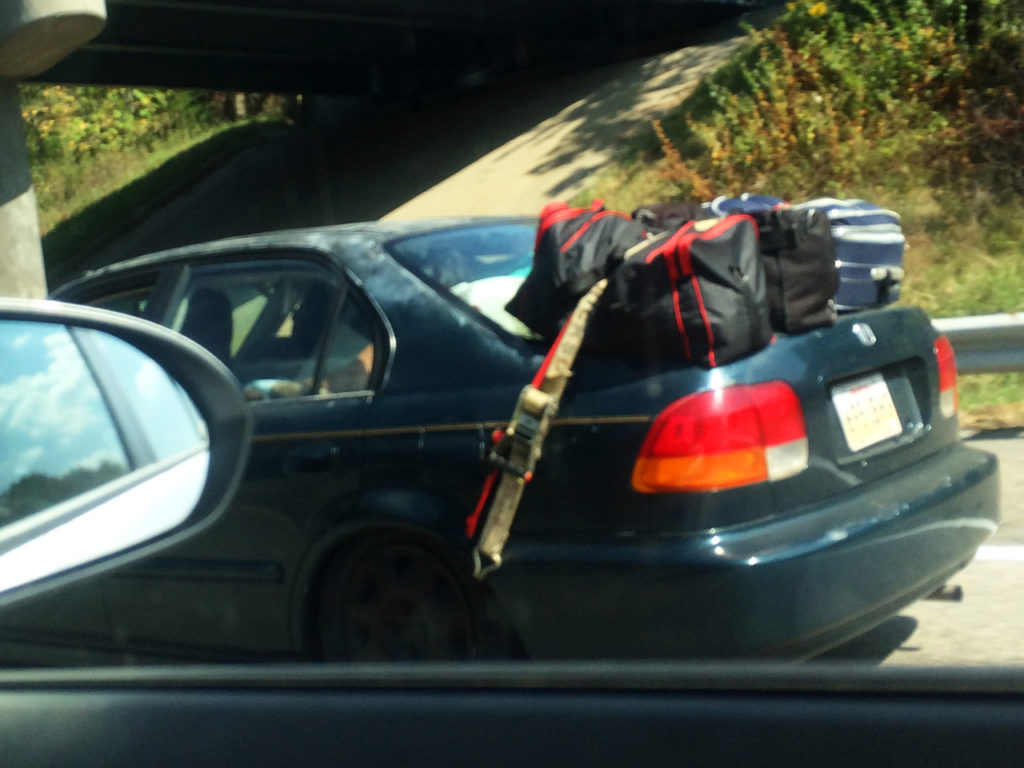 onderweg auto in Amerika