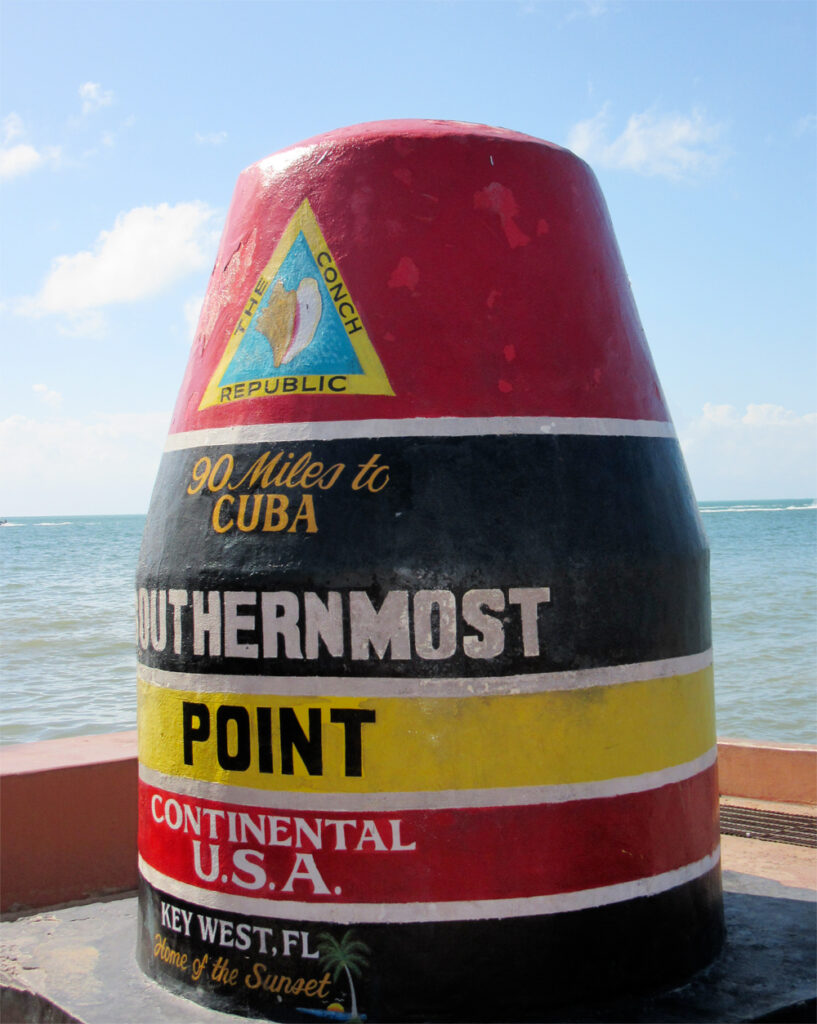 Southernmost point in Key West Florida