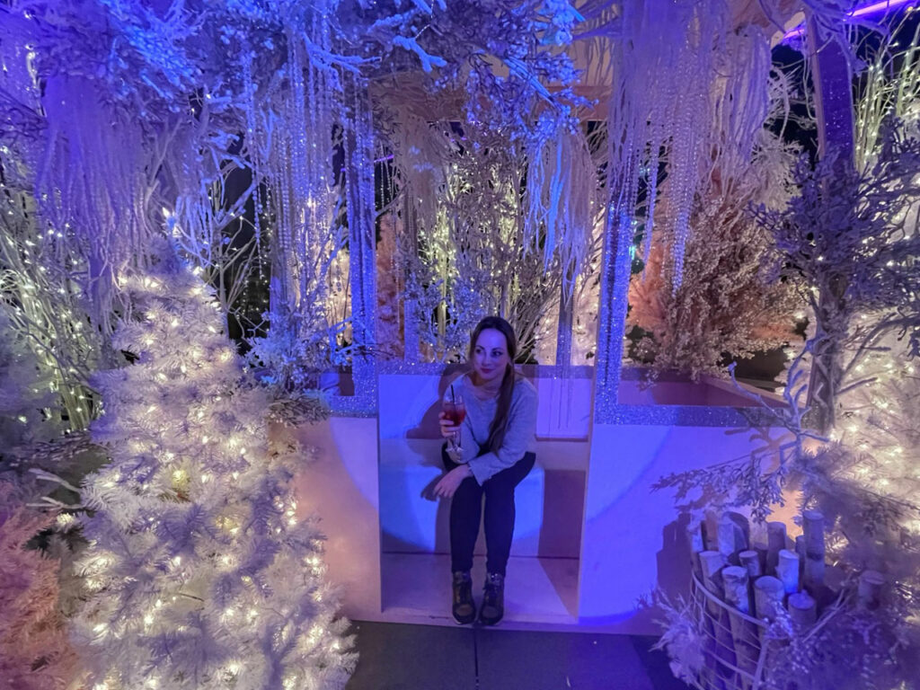 Moxy rooftop bar kerst in New York