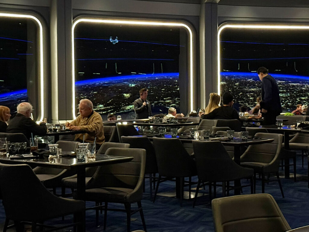 eetdagboek in Amerika space-restaurant in Florida