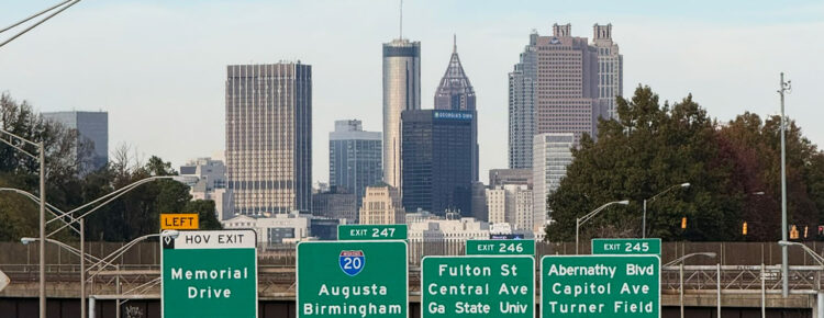 Skyline Atlanta autoweg