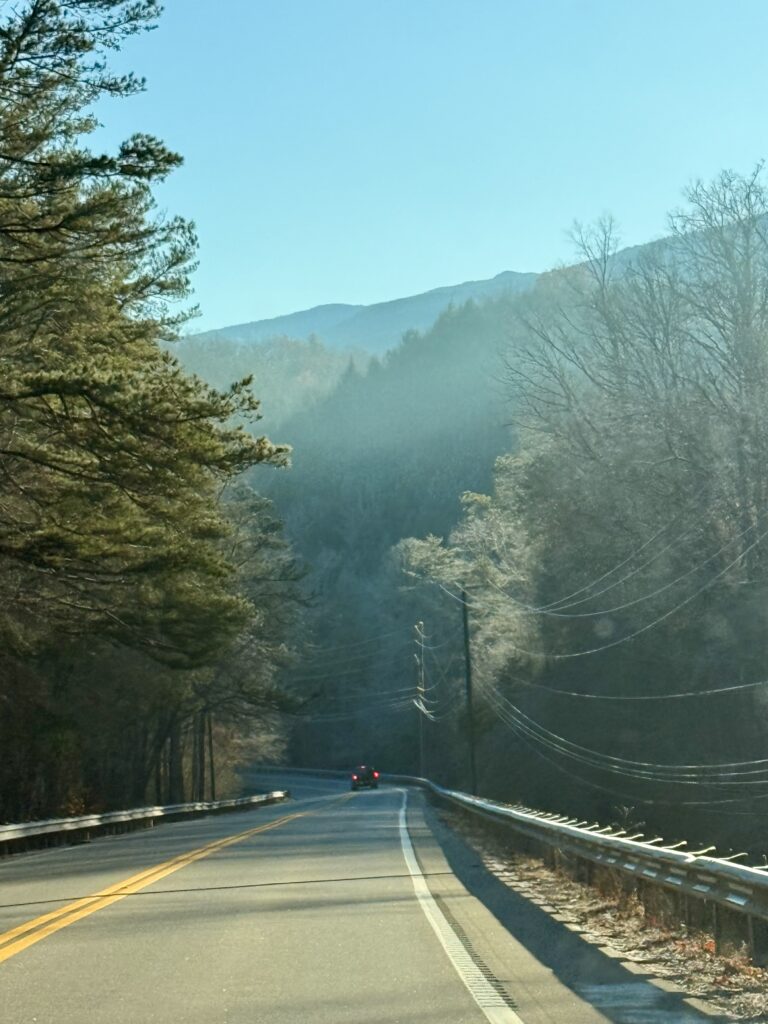 Rijden in Amerika Great smoky mountains