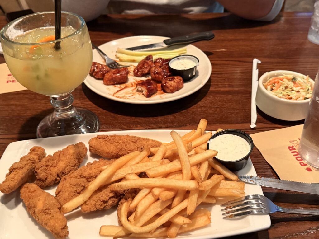 eten bij Applebee's in Amerika