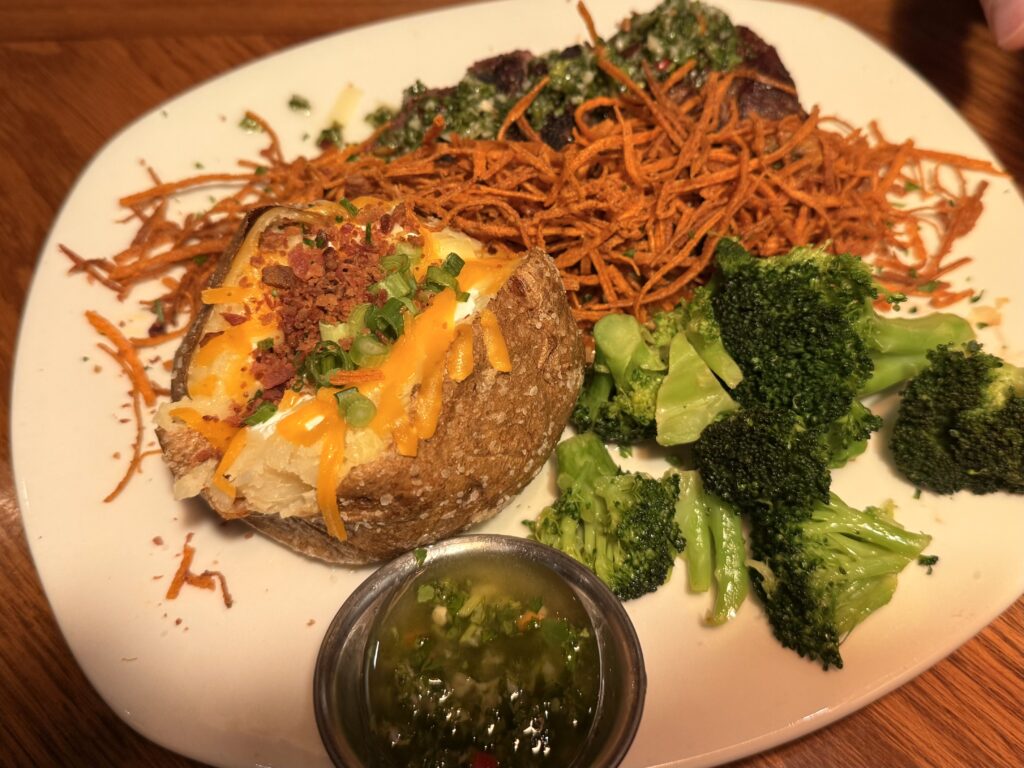 Eten bij Outback Steakhouse in Amerika