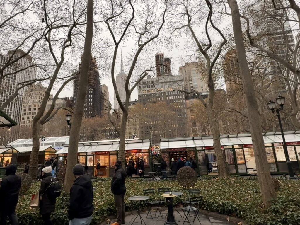 Bryant Park in New York niet overslaan