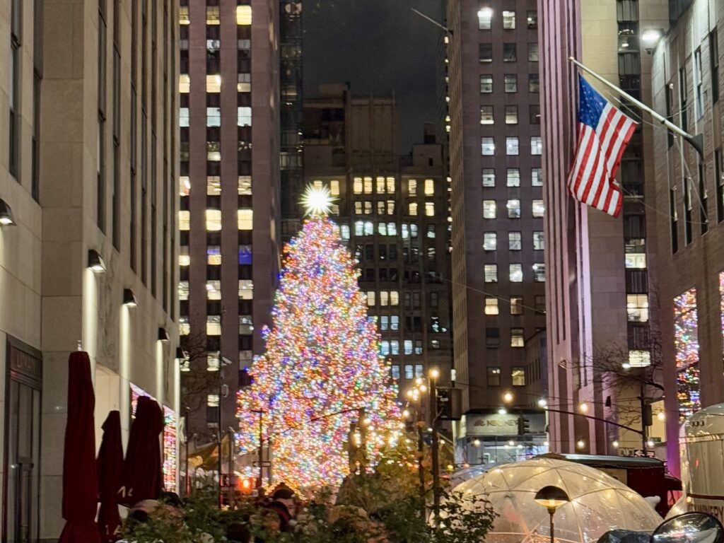 Kerstboom in New York rockefeller Center