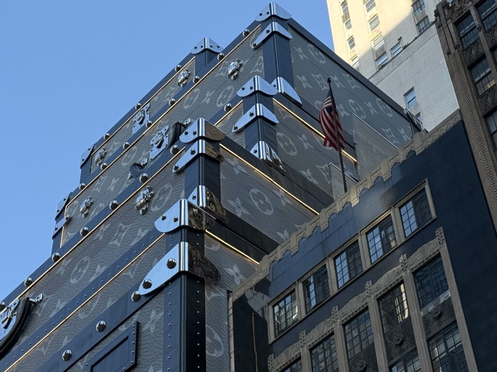 Louis Vuitton koffers in New York