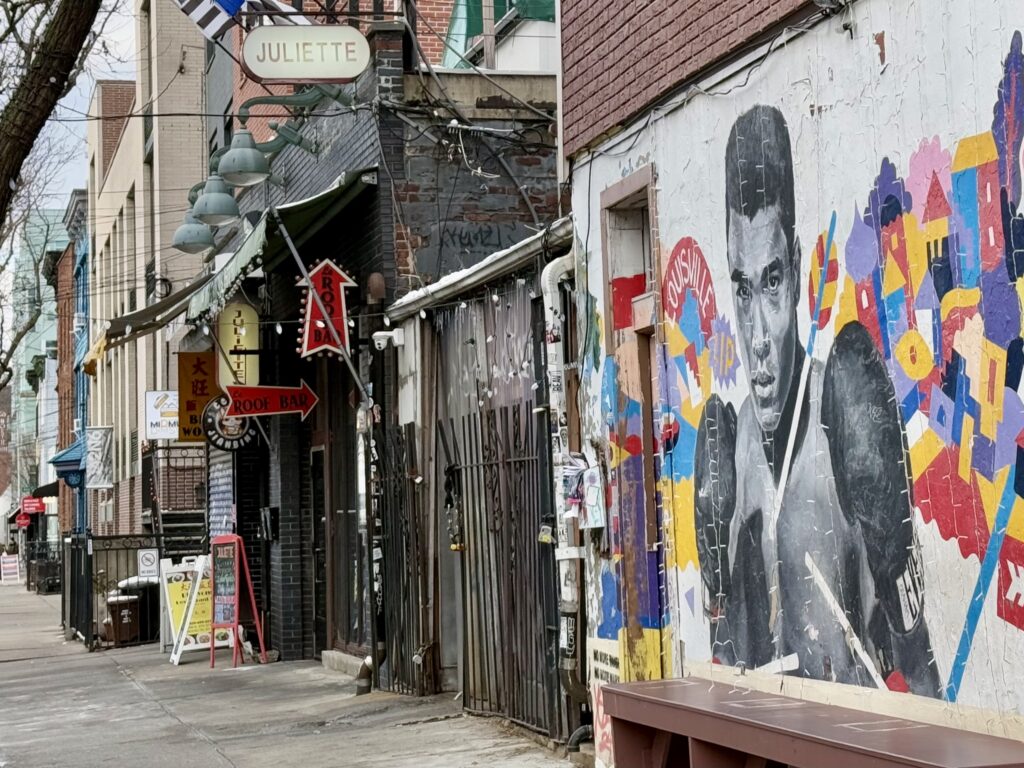 Muurschilderijen in Williamsburg Brooklyn New York